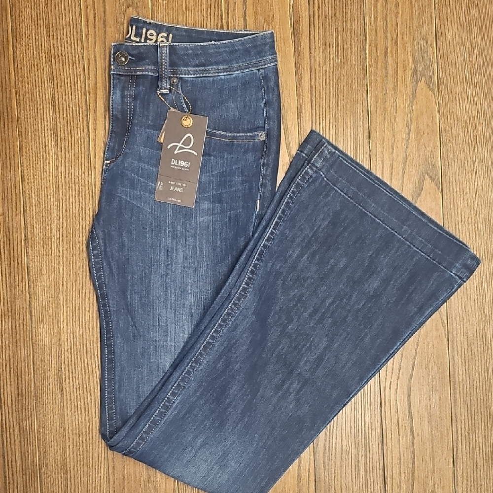 DL1961 Dark Blue Flare Jeans